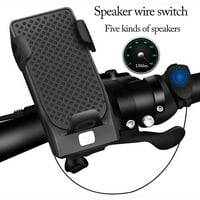 U biciklističkim biciklima Držači telefona stoji LED lampica Horn Horn Bell Nosilac nosača USB punjivo