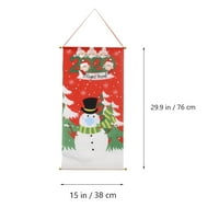 Božićni santa Claus zastava Snjegović uzorak kuće Viseće zastave Početna Dekor