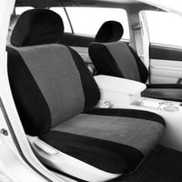 Calrend prednje kante O.E. Prekrivači velur sjedala za 2008 - Toyota Sequoia - TY255-01RR Black Premier