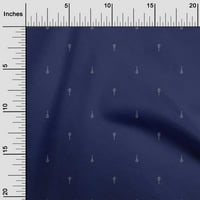 Onuone viskoznog dresa Plava tkanina azijska blok DIY odjeća prekrivajući tkaninu za ispis tkanine široko