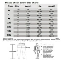 Leuncero Muns Casual Lounge Pant elastična struka Workout Jogger Dukset sa džepom