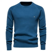 PEDORT Džemper za mušku slatku labavu tuciju košulju batwing rukava s rebrastim pletenim pletenom pulover