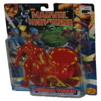Marvel Fantastična Četiri igračka ljudske baklje Biz Slika W predenjena plamena baza -