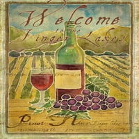 Toland Home Garden Pinot Noir - Dobrodošli u Finge Lakes Vinogradska vinska zastava dvostrano