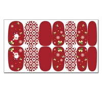 Objave Božićne naljepnice naljepnice Naljepnice DIY zimske trake ukrasi za nokte