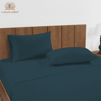 Casa Platino čisti pamuk, meka i prozračna plinka Twin XL Posteljina za posteljinu - nekretnine