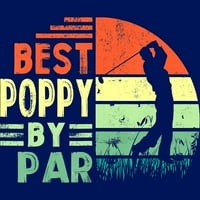 Muški najbolji mak by Par ObErs Day Poklon Golf Juniors Royal Blue Graphic Tee - Dizajn od strane ljudi