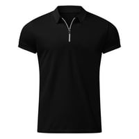 Eczipvz Muške majice Muške pruge polo majice kratki rukav Golf polo tenis na otvorenom casual majica
