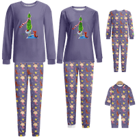 Plaid Family Božićni pidžami Podudarni setovi Pamuk Božićne PJ's Home Xmas Pijamas set za odrasle