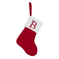 Cuoff Decor Decor kupaonica Dekor Zidni dekor Božićne akrilne čarape Pismo poklon Bo Tree Privjesak
