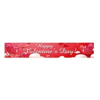 Fonwoon Valentinovo Baner za odmor za odmor za odmor viseći pozadinski platni baner
