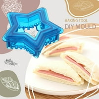 TureClos sendvič sa sendvičom DIY brtva kalup PP Plastična za višekratnu kuhinju Bakeware Kućni pekarski