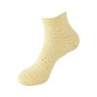 Cuoff Socks Muškarci Žene Fuzzy Cosy Sliper Topla mekani zimski plišani Početna Spavanje J 13-15