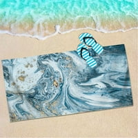 TAQQPUE ručnik za plažu od mikrovlakana, bez pijeska Brzi suhi turski plivanje ručnika za kupanje lagana