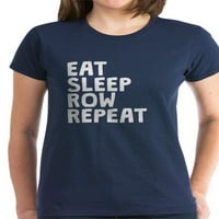 Cafepress - Jedite majicu ponovljenog sa spavanja - Ženska tamna majica