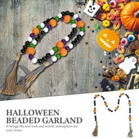 Halloween perlid night ukras perle gudačke guzice drvene perlice sa tasselom