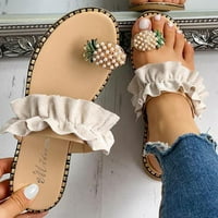 OAVQHLG3B Žene Ljetne sandale Dame Ananas Sandals Clip Toe Flip Flops Boho Casual Papuče cipele za plažu