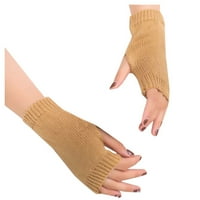 Zimske rukavice za žene i muškarce Djevojka bez prstiju tople pletene tople rukavice Mitten Držite meke