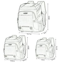 Muškarci Travel Backpacks Multi džepovi Daypack Višenamjenski ruksak Oxford Pješački ruksak Veliki kapacitet