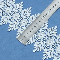 Čipkane tkane širine pojaseve 10 godina bijele čipke Trim and ukrasi DIY ručno rađeni vjenčani ukras