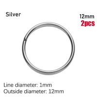 1 10 ~ Vanjski viseći alat Titanijum Legura Circle Clip EDC Privjesak za ključeve prsten Prijenosni
