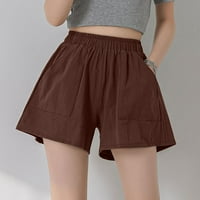 Chueow ženske šarene hlače u boji labave kratke hlače