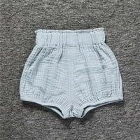 Kids teretne hlače 3m-6t kratke hlače Ležerne prilike za bebe od novorođenčadi FART Hlače Solidne ukrase