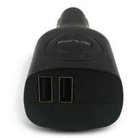 Automobilski DC Početna AC brza ispravljač 2-port USB punjač sa sklopivim zupčanim crnim za Sprint Samsung