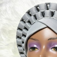Meidiya Afrička ženska tarska kapa iskrivljena pletena glava omotava pred-vezana hemorada za hemoradu