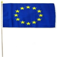 12 X18 jedan desetak One Desetak zastava zemlje Europske unije 30 Drveno osoblje