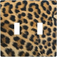 Grub leopard Ispis Dvosmjerni prekidač za preklopni prekidač za preklopni poklopac Post Outlet Panel