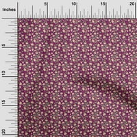 Onuone pamuk Kambric Tamna magenta tkanina Jakonska cvjetna DIY odjeća za preciziranje tkanine Tkanina