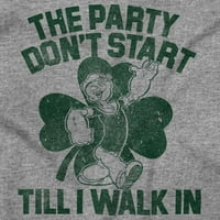 Popeye Irish St Patricks Dan Party Crewneck T košulje Djevojka Teen Brisco Marke M