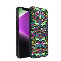 Meksičko-boemian-svijetla-cvjetni-uzorak - telefon, deginirani za iPhone plus kućište za muškarce, fleksibilno