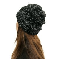 Ženske kape žene čvrsto ubode na otvorenom toplim kapama Crochet pleteni poklopac vrhunske kape za muškarce