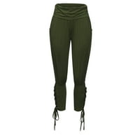 Aufmer Clearence Wide noga za žene Ženske dame Modni džep u boji Slim Fit Casual Yoga Sportske hlače