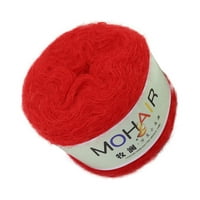 Yubnlvae DIY pletenje meko mohair pletenje vunena prediva Diy Shawl šal crochet navojna navoja ružičasta