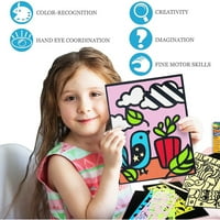 Crtani prenos slikarskih zanata za djecu i zanatske igračke za djecu kreativno obrazovno učenje igračke