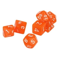 Polihedralne kockice, mini polikdralne kockice postavljaju čiste brojeve sa pareze za pansion za igru