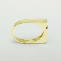 Britanci napravili su 10k žuto zlatni prirodni prsten od mornog muškog zaruka - veličine opcija - veličine
