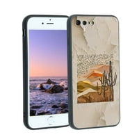 Sažetak-Desert-Sunset - telefon, deginirani za iPhone plus kućište za muškarce, fleksibilno silikonsko udarce za iPhone plus
