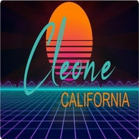 Cleone California Frižider Magnet Retro Neon Dizajn