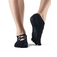 Toeso Womens Athletic Elle Full Toe Grip niske rezne joge čarape