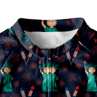 Muški patriotski 4. srpnja Biciklistički dres modne biciklističke majice, 3xl