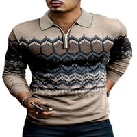 Glonme muška košulja polo majice Atletic casual rever majica Brzi suhi pulover s dugim rukavima S-5XL