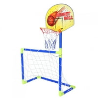 Nogometni košarkaški set, u 1, prenosivi sportovi za djecu za djecu