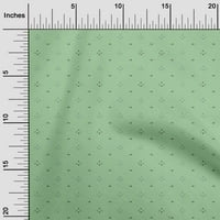 Onuone pamučni dres mint zelene tkanine Geometrijski obrtni projekti Dekor tkanina štampan dvorište