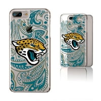 Jacksonville Jaguars iPhone Clear Paisley Design Case