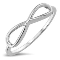 Sterling Silver Infinity zauvijek prsten