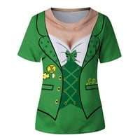 Popust Ženska košulja St.Patrick COSY Casual Tops Lucky Green Day Pokloni djetelina Grafički ispis Pulover